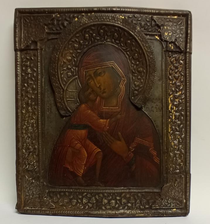 икона Феодоровская Божья матерь 19 век