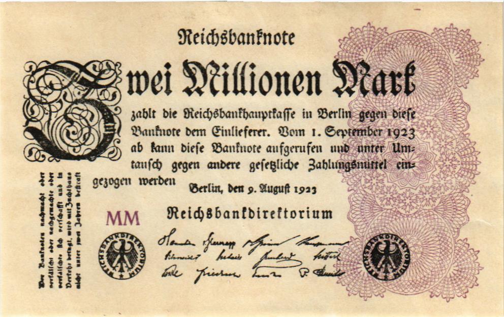 2000000 марок 1923 Германия  (арт.X15-0076)