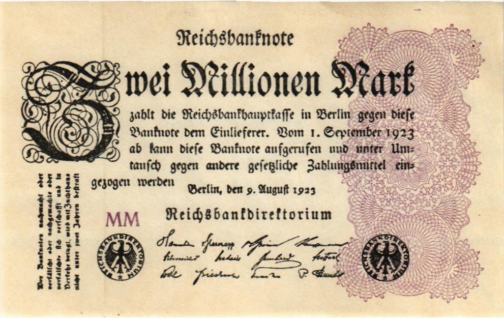 2000000 марок 1923 Германия  (арт.X15-0081)