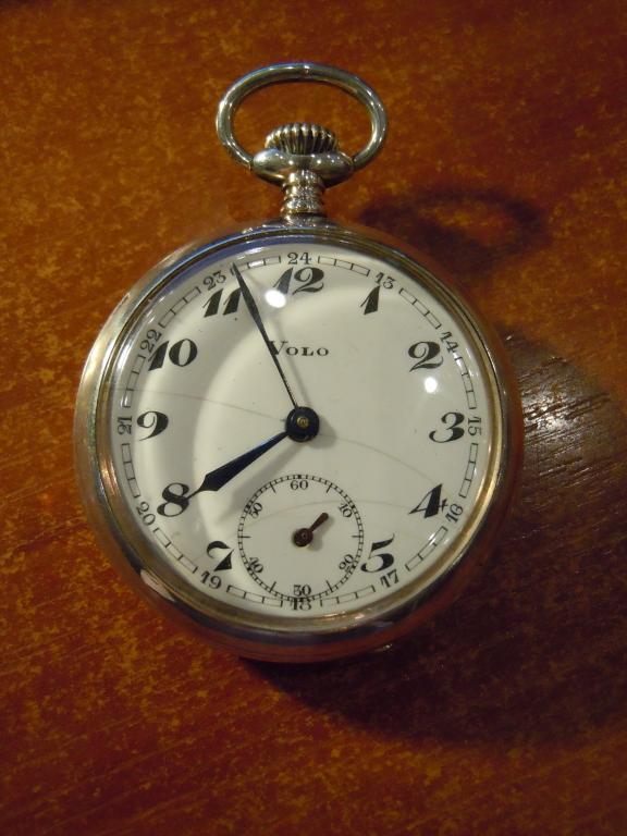 Часы карманные "Volo Patent Remontoir" Швейцария, начало 20 века