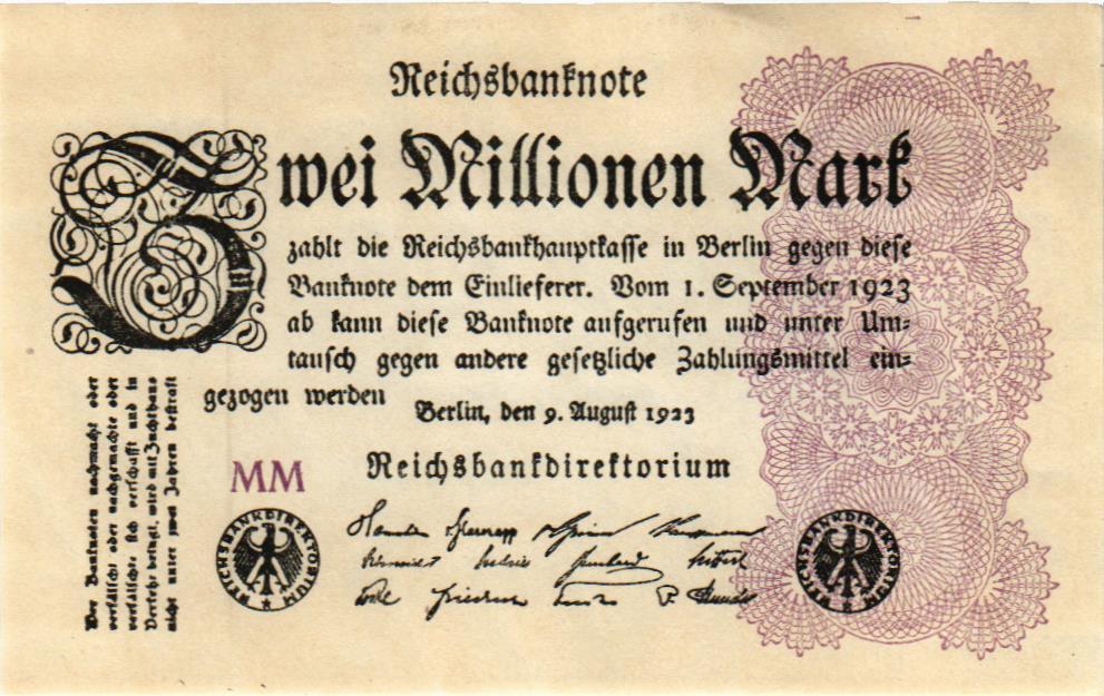 2000000 марок 1923 Германия  (арт.X15-0083)