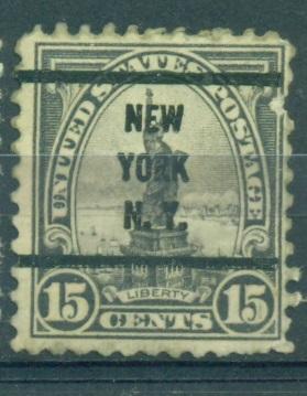 США 1922 г. стандарт Статуя Свободы гашеная