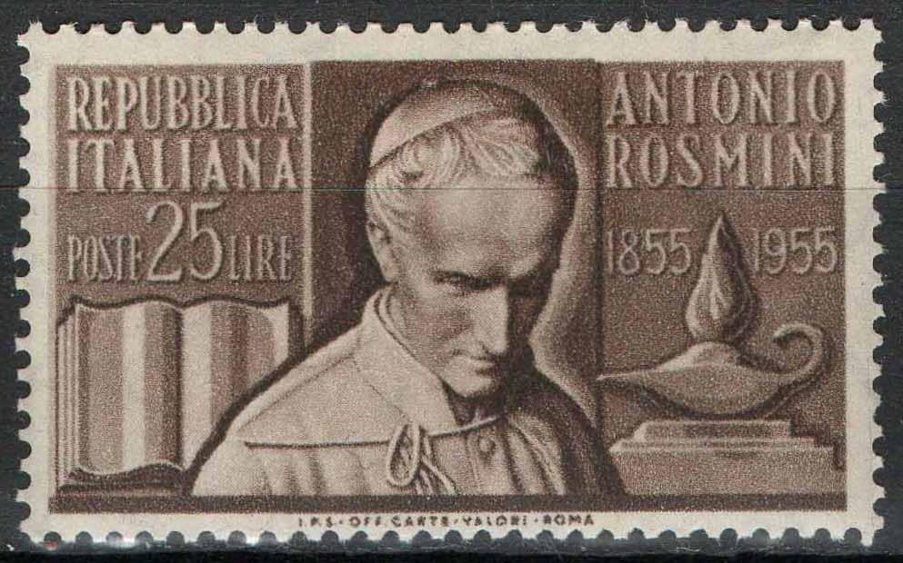Италия, 1955, Философы, Религия, Розмини