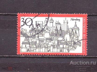 Западная  Германия     ФРГ   гашеная         №   4628