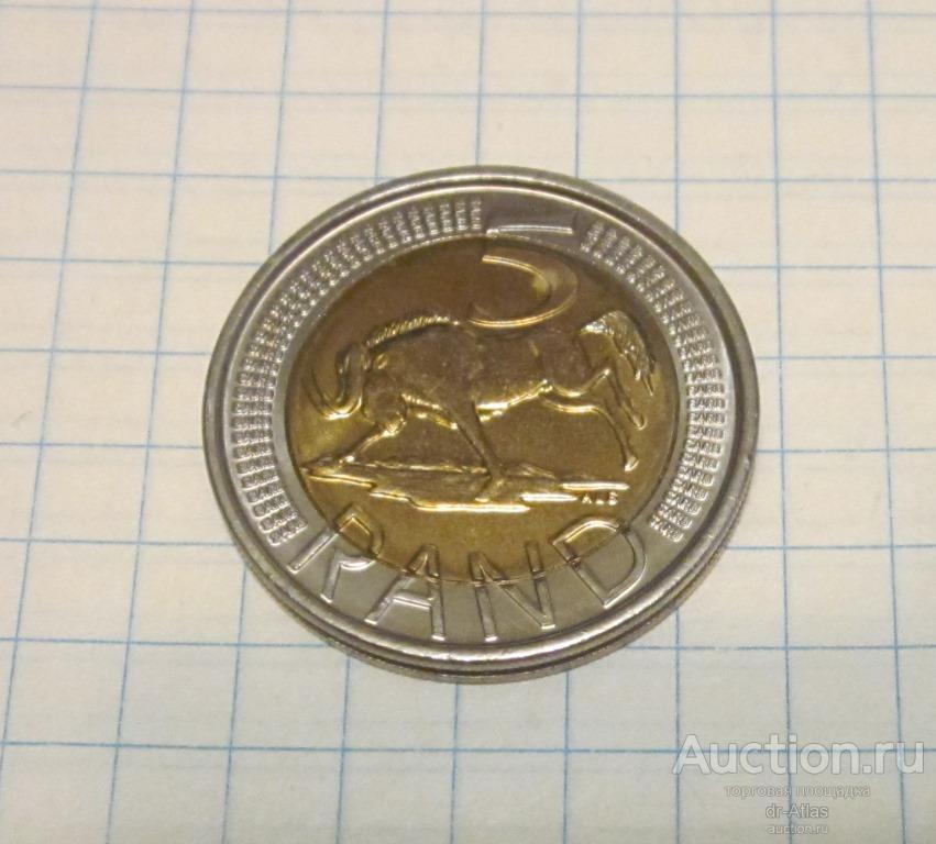 Южная Африка ЮАР 5 рандов 2006 UNC 6574