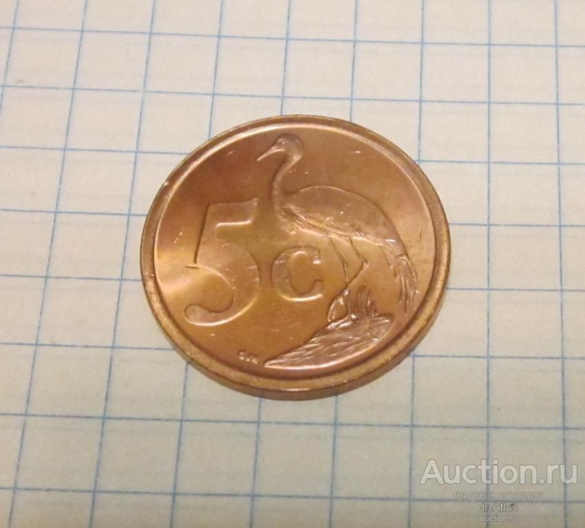 Южная Африка ЮАР 5 центов 2005 UNC 6594