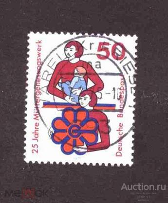 Западная  Германия     ФРГ   гашеная         №   2104