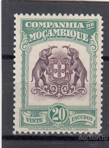 MOCAMBIQUE  КОМПАНИЯ МОЗАМБИК   Герб Слоны    № 219 1937  Сост** MNH