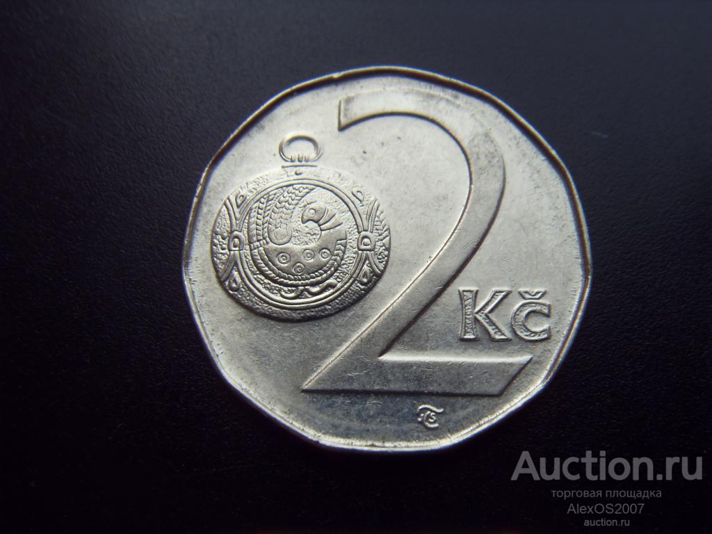 Чехия 2 кроны 1997 г.