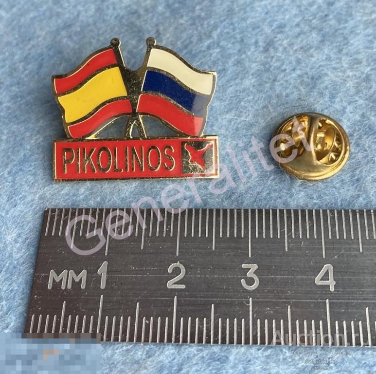 Значок Знак Badge Бренд Логотип Обувная фирма Pikolinos Обувь Испания ? 