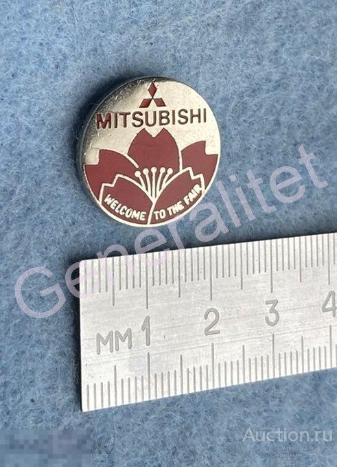 Значок Знак Компания Mitsubishi Corporation Япония Дзайбацу 