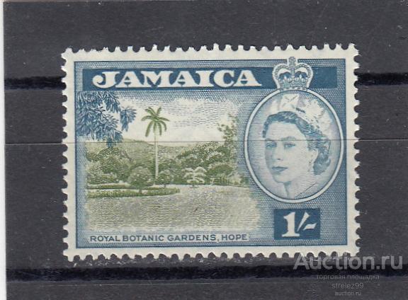 JAMAICA  ЯМАЙКА   Королевский ботанический сад № 170  1956  Сост **  MNH