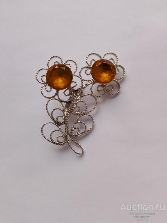 БРОШЬ ФИЛИГРАНЬ СССР