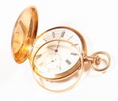 Антикварные Карманные золотые часы «MOSER CO».  Золото 56 пробы -129.3 гр.На ходу. #22
