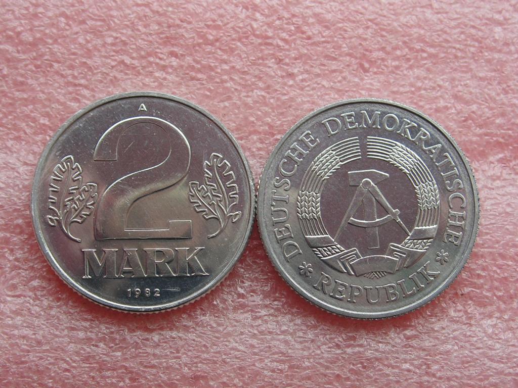 Германия/ГДР 2 марки 1982 unc