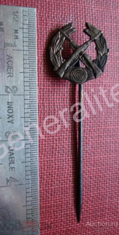 Значок Иголка Карабин Маузер ? Стрелок ? Снайпер ? Швеция ? Swedish Mauser ? Стрелковое Оружие 