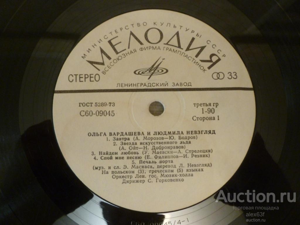 Ольга Вардашева и Людмила Невзгляд 1977 Завтра (СССР)