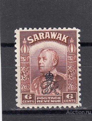 SARAWAK САРАВАК    Раджа Чарльз Брук  № 154  Надпечатка 1947   Сост** MNH