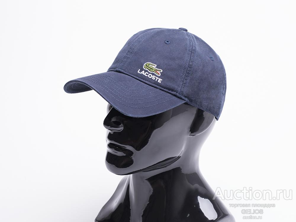LACOSTE Фирменная Бейсболка НОВАЯ тёмно-синяя