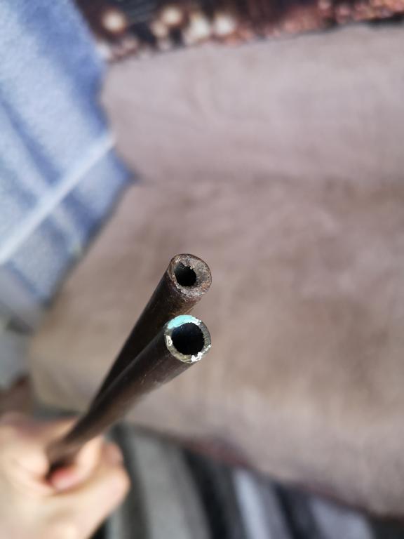 ЛАТУНЬ трубка 8 мм 2 штуки времён СССР