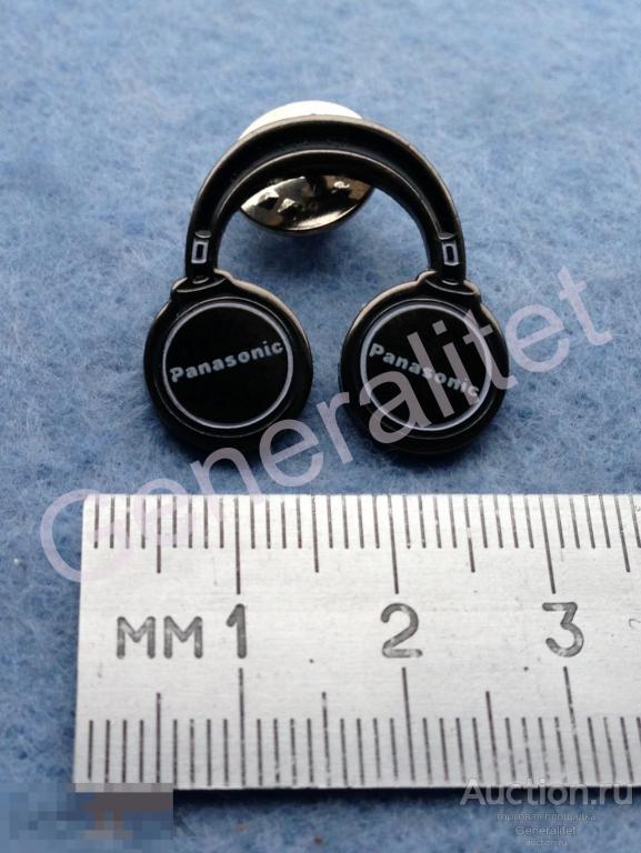 Знак Значок Реклама Наушники Фирма Панасоник Panasonic 