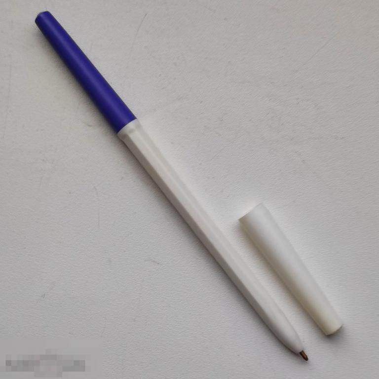 1989 Шариковая ручка СОЮЗ классика пластмассовая СССР авторучка Советская школьная НОВАЯ фиолетовая