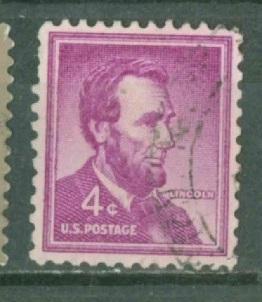 США 1954  Mi# 957 Президент Линкольн