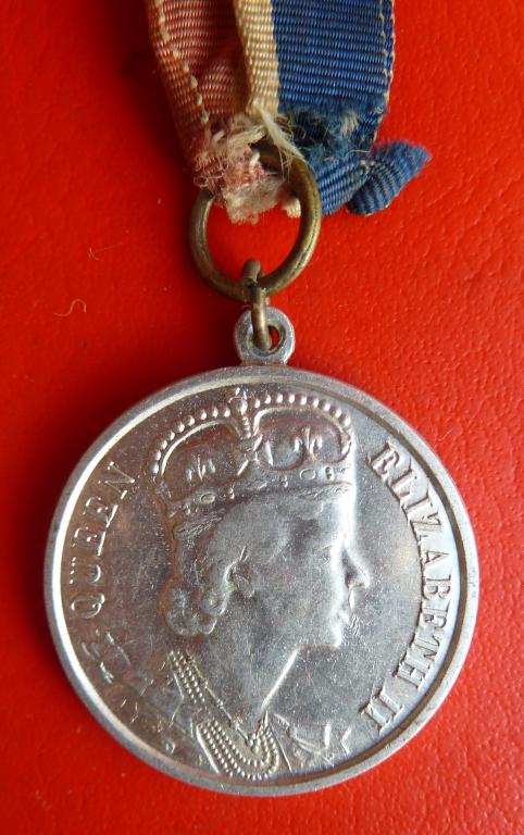 Великобритания Англия жетон медаль Коронация Елизаветы II 1953 г.
