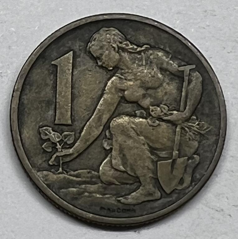 Чехословакия 1 крона 1967 год