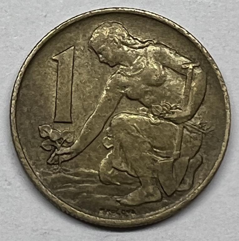 Чехословакия 1 крона 1980 год