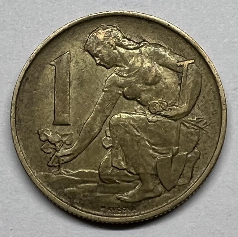 Чехословакия 1 крона 1985 год