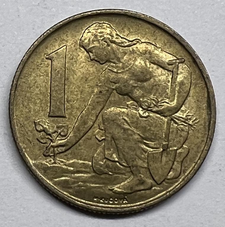 Чехословакия 1 крона 1990 год