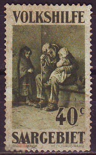 Германия СААР Saargebiet 1929г. Mi№135 народная помощь сост. (*) 