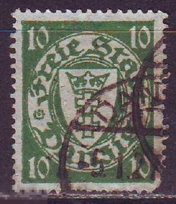Германия Данциг Danzig 1924г. Mi№194у герб  гаш.разновидность 