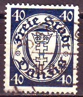 Германия Данциг Danzig 1935г. Mi№ 248 герб сост. гаш. 