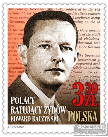 pl5204 Польша 2020г. Поляки спасают евреев Войны MNH