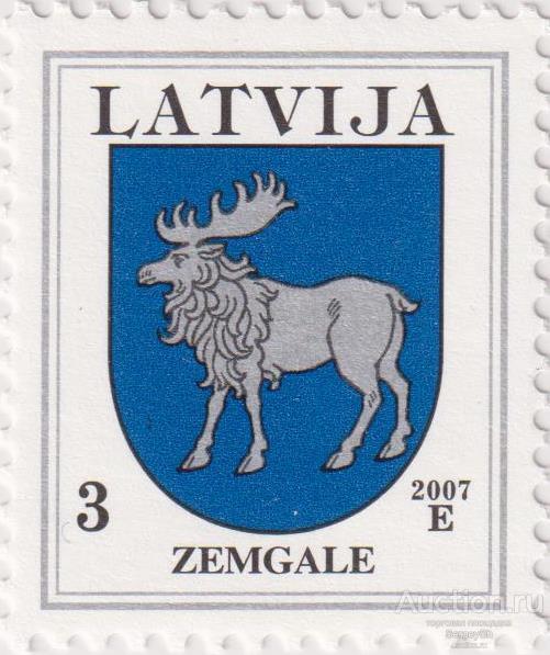 lv695 Латвия 2007г. Гербы Латвии - Земгале Гербы MNH