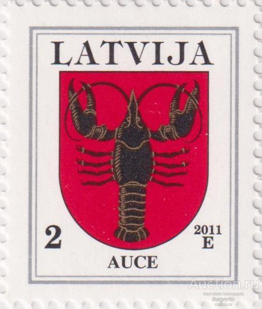 lv807 Латвия 2011г. Гербы Латвии - Ауце Гербы, Раки MNH