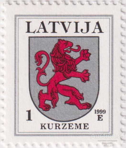 lv460 Латвия 1999г. Гербы Латвии - Курземе Гербы MNH