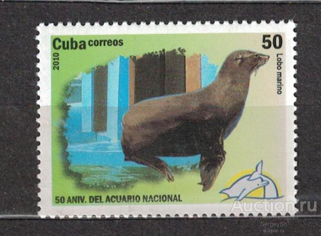 5364 Куба 2010г. Южноамериканский морской лев Морская фауна MNH