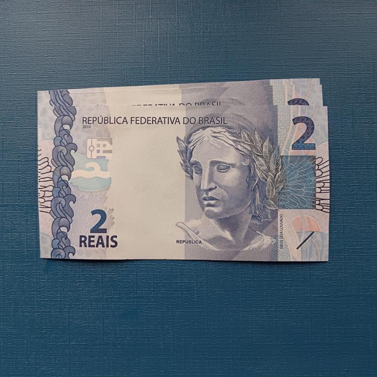 Бразилия 2 риала 2010 год подпись 2022 год. лот 8 Пресс. альбом 5