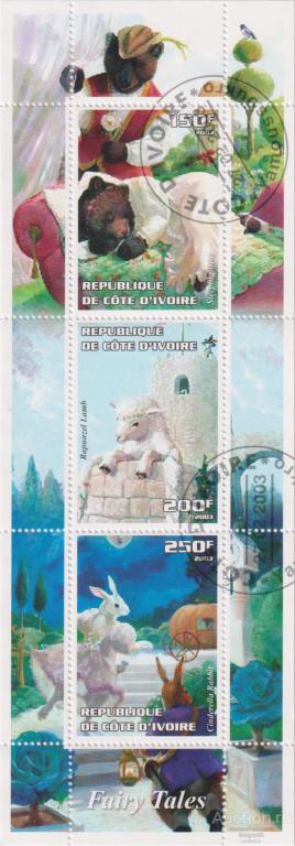 wl57ml Кот-д Ивуар 2003г. Классические мультфильмы Мультипликация U