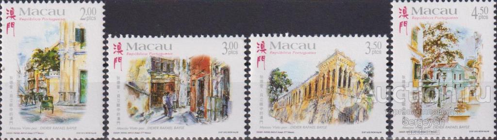 ma986 Макао 1998г. Картины Макао Дидье Рафаэля Бейля Картины MNH