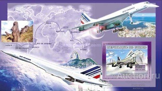 gn4519ml Гвинея 2006г. Самолеты Самолеты MNH