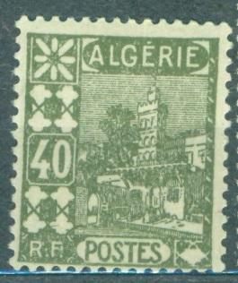 Алжир 1926 г. стандарт Архитектура  негашеная**