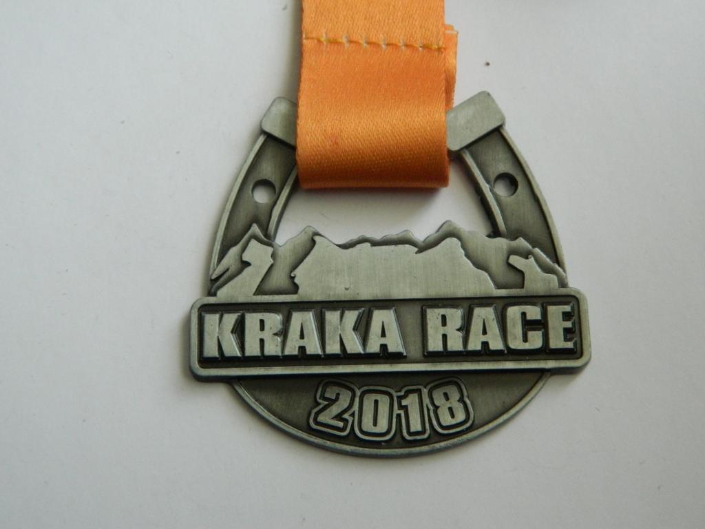 Медаль полумарафон  Kraka Race 2018 Уфа Башкортостан