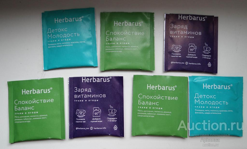 Чайный пакетик Herbarus collection ООО "АТ СНГ" Мытищи Весенняя коллекция чай
