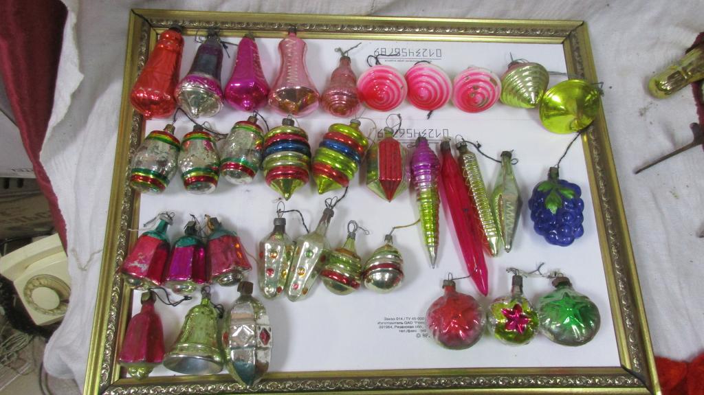 НОВОГОДНЯЯ. ЕЛОЧНАЯ ИГРУШКА.  НЕЧАСТЫЕ. 35 ШТУК