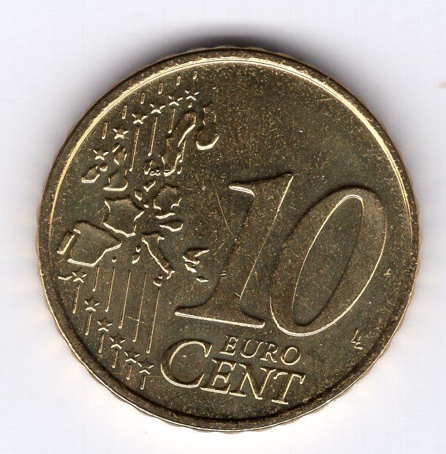 10 евроцентов - Бельгия - 1999 - UNC