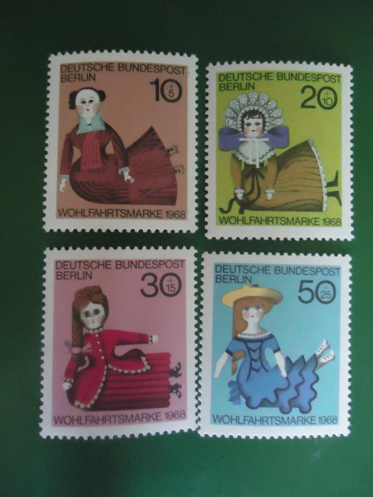 1968 г.  Германия   Берлин   MNH.